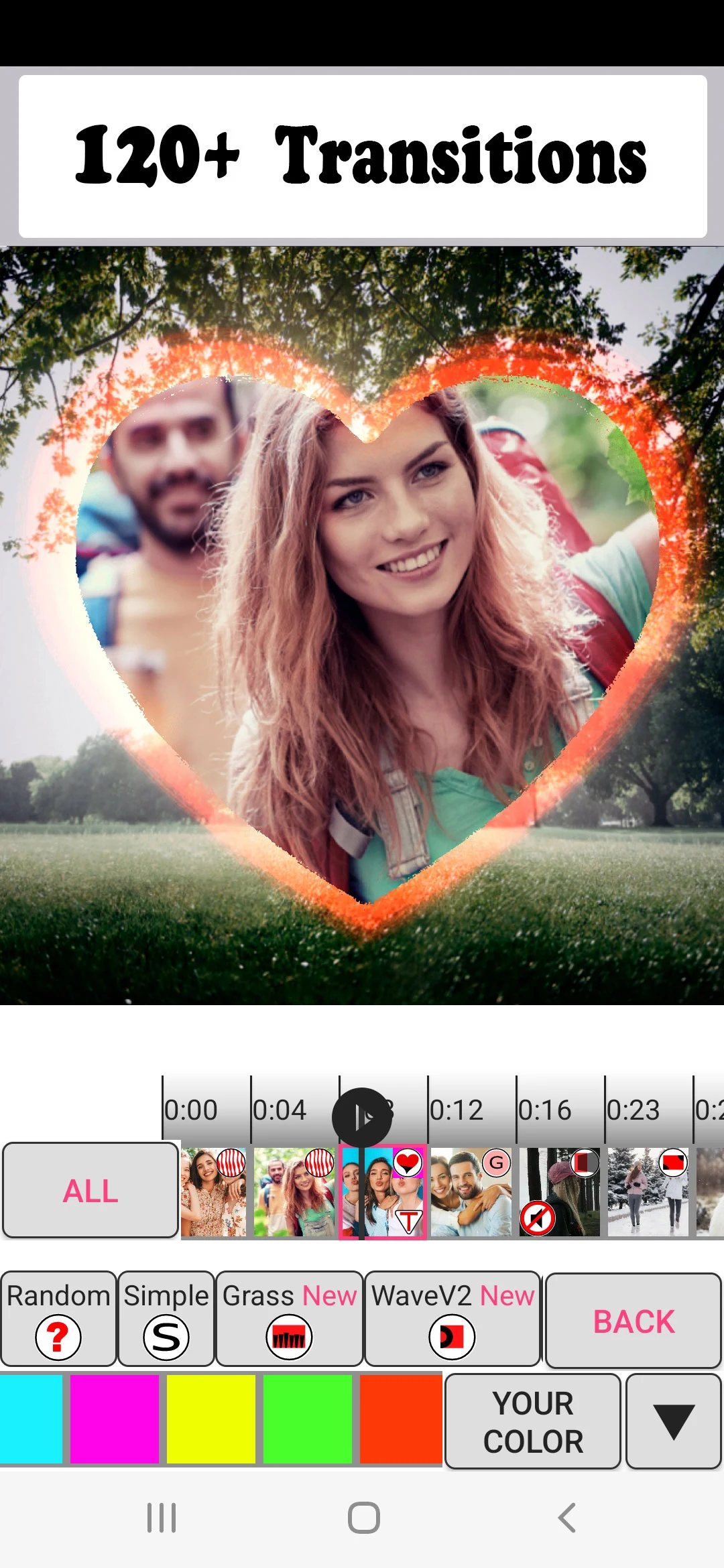 Slideshow with photo and video screenshot