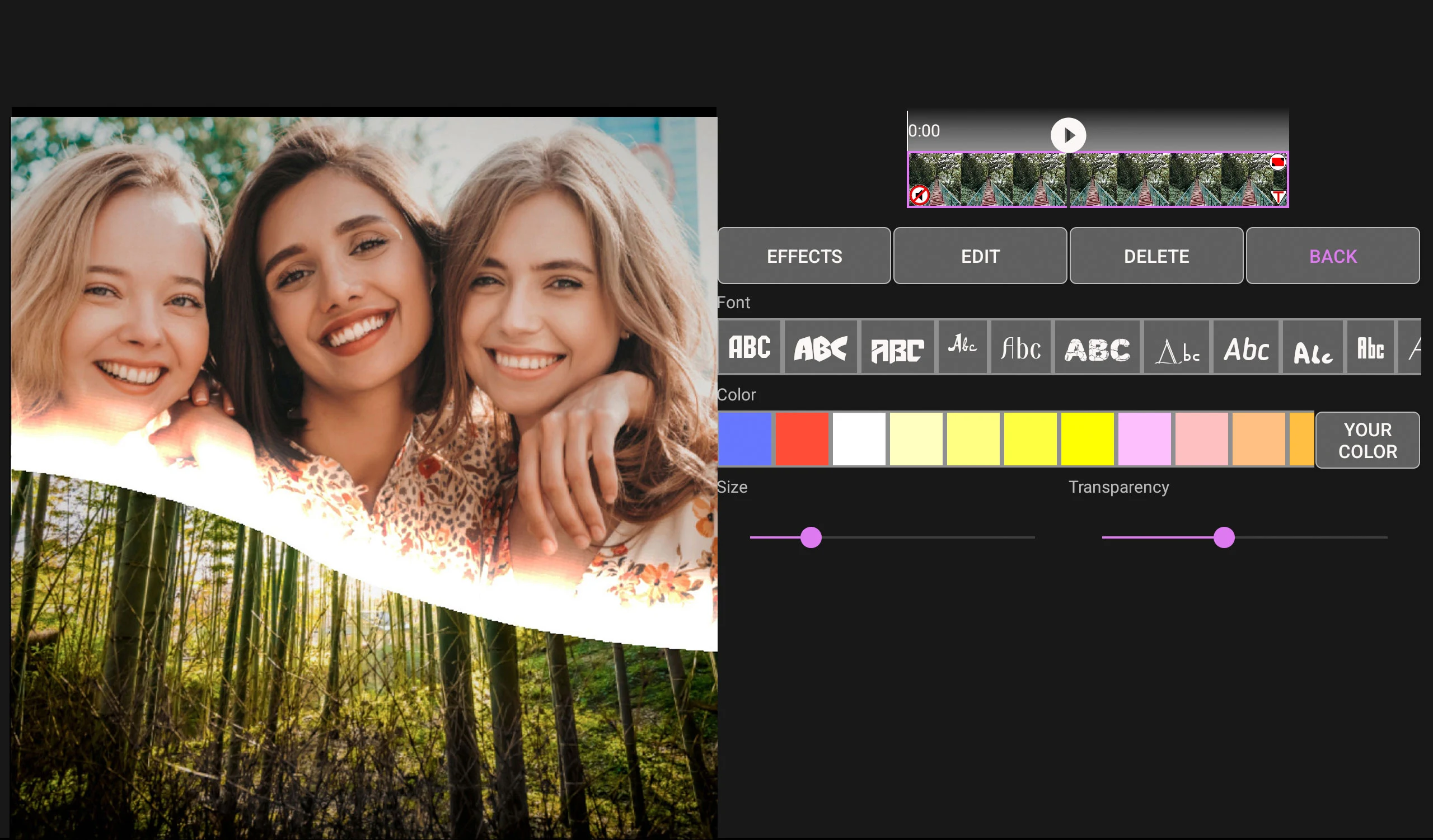Slideshow with photo and video screenshot