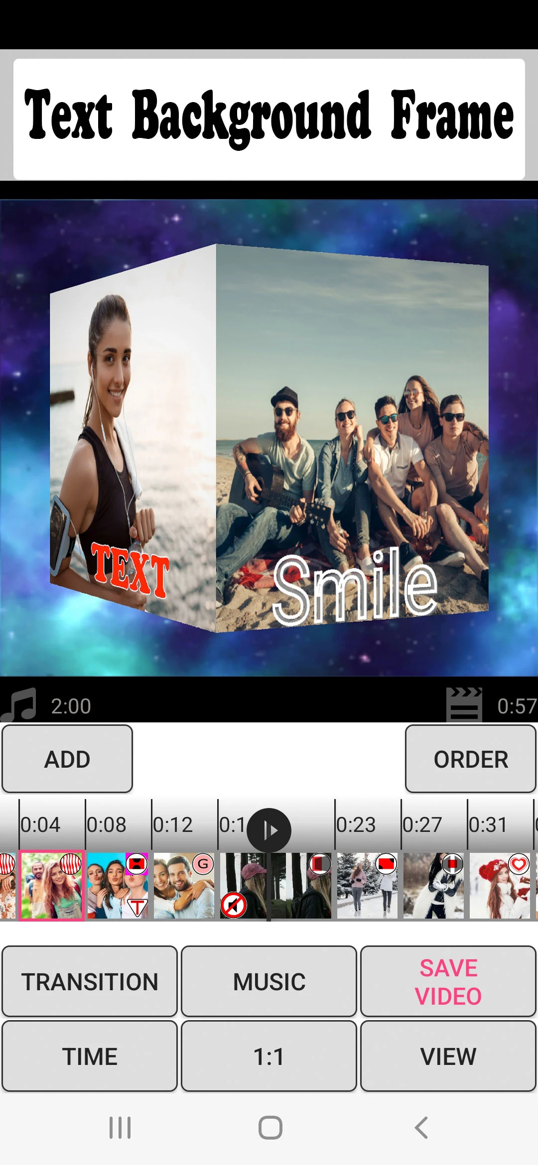 Slideshow with photo and video screenshot