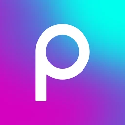 Symbol von Picsart Bilder bearbeiten AI